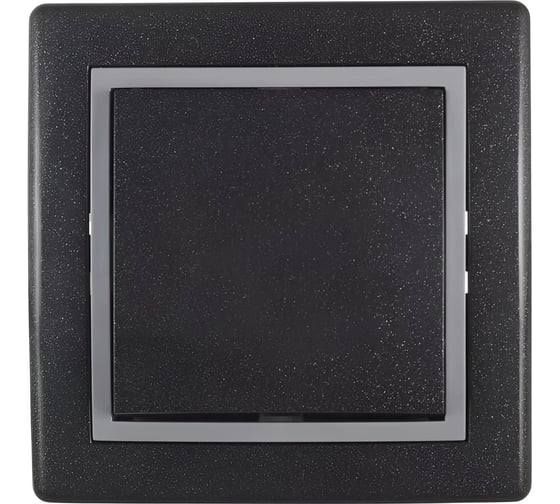 Проходной 1-клавишный выключатель Aling-conel PRESTIGE 10AX 250V графит-серый-графит /арт. / 607.212