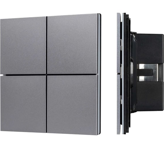 Кнопочная панель INTELLIGENT ARLIGHT KNX-304-23-IN Grey 038366 1