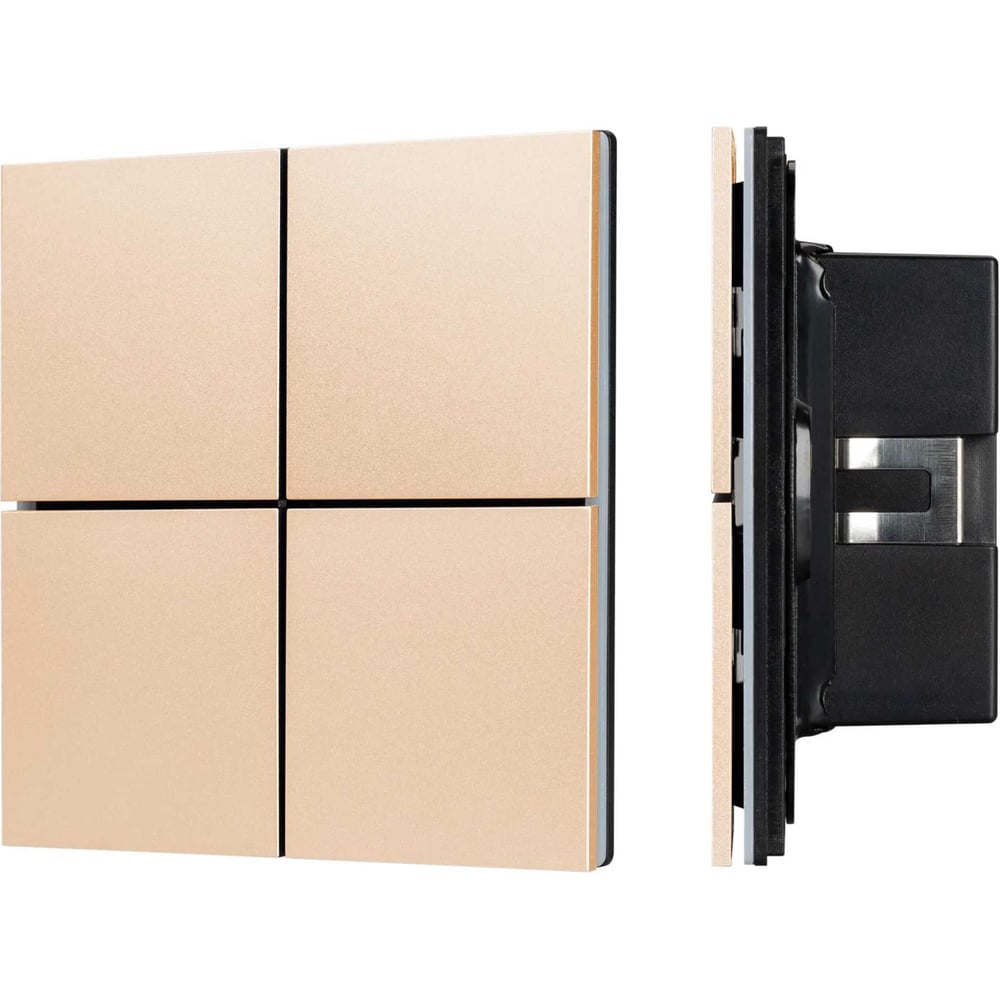 Кнопочная панель INTELLIGENT ARLIGHT KNX-304-23-IN Champagne IARL, IP20 ...