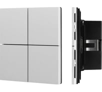 Кнопочная панель INTELLIGENT ARLIGHT KNX-304-23-IN Silver IARL, IP20, металл 039662