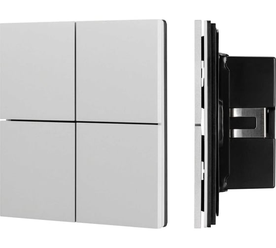 Кнопочная панель INTELLIGENT ARLIGHT KNX-304-23-IN Silver IARL, IP20, металл 039662 1