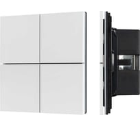 Кнопочная панель INTELLIGENT ARLIGHT KNX-304-23-IN White IARL, IP20, металл 038365