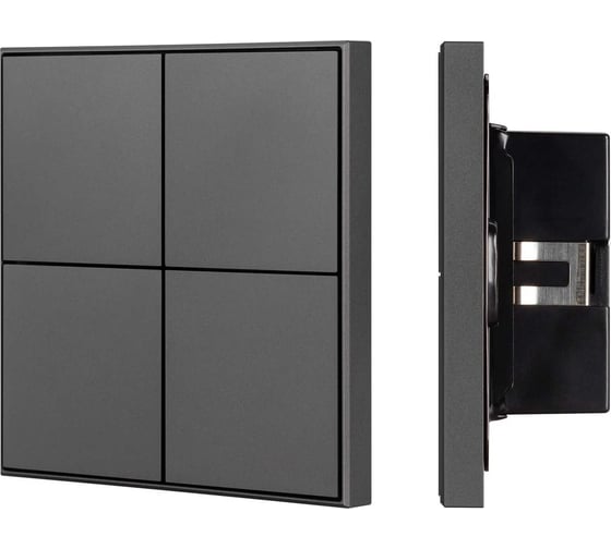 Кнопочная панель INTELLIGENT ARLIGHT KNX-304-23-IN Black 039667
