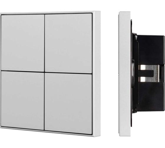 Кнопочная панель INTELLIGENT ARLIGHT KNX-304-23-IN Silver 039666 1