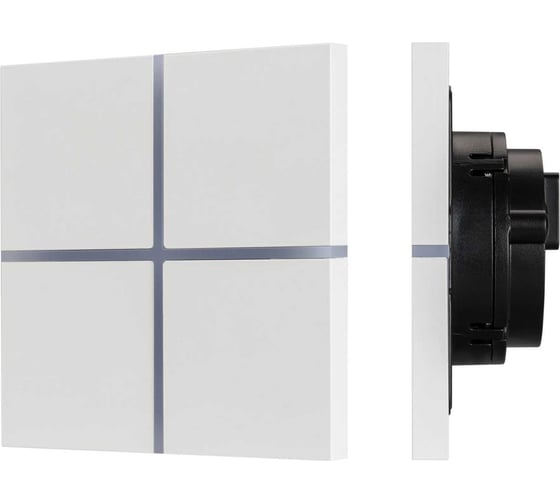 Сенсорная панель INTELLIGENT ARLIGHT KNX-304-13-IN White IARL, IP20, металл 038310