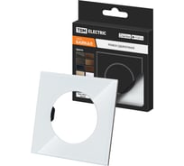 Одиночная рамка TDM ELECTRIC хрустально-белая, стекло, "байкал" SQ1819-0002