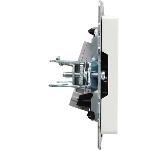 Розетка телефонная IEK Brite rj11 рт10-брб бел. BR-T10-K01