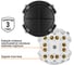 Выключатель TDM ELECTRIC 4-кл. 16а 250в проходной кнопочный механизм агат, "байкал" SQ1819-0229 3