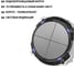 Выключатель TDM ELECTRIC 4-кл. 16а 250в проходной кнопочный механизм платина, "байкал" SQ1819-0329 5
