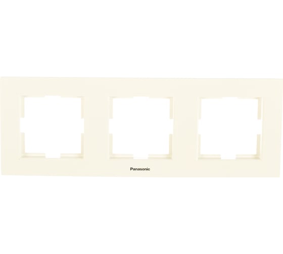 Рамка Panasonic Karre Plus 54831 3м горизонтальная белая WKTF0803-2WH