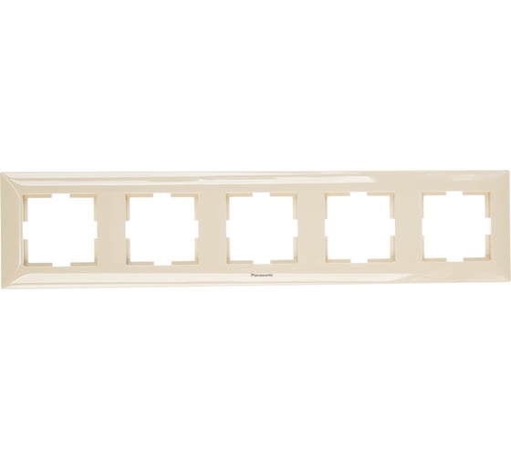 Рамка Panasonic Arkedia 54736 5м горизонтальная крем WMTF0805-2BG
