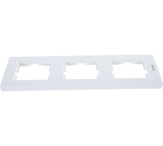 Рамка Panasonic Karre Plus 54825 3м вертикальная белая WKTF0813-2WH-RES