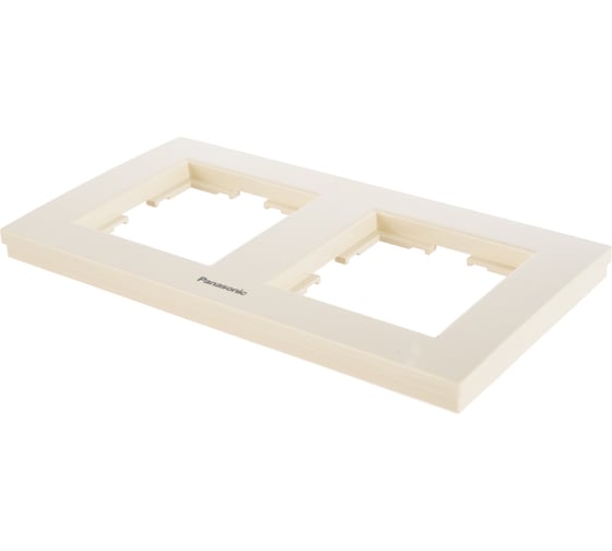 Рамка Panasonic Karre Plus 2м горизонтальная крем 54821 WKTF0802-2BG