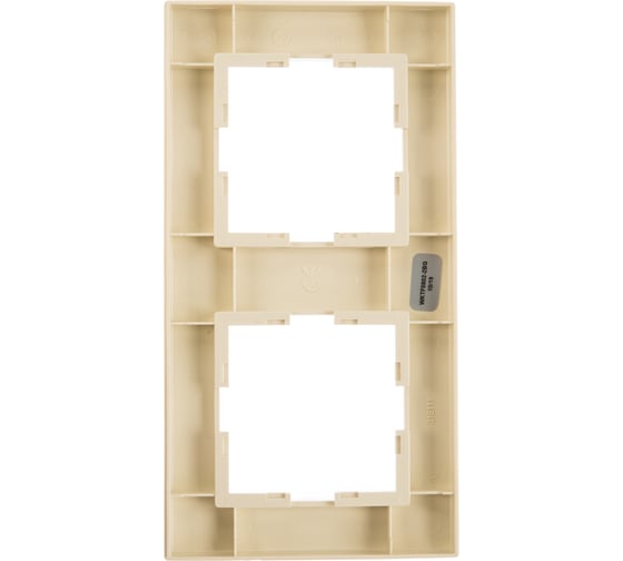 Рамка Panasonic Karre Plus 2м горизонтальная крем 54821 WKTF0802-2BG