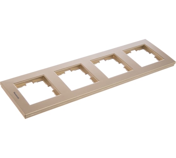 Рамка Panasonic Karre Plus 54783 4м вертикальная бронза WKTF0814-2BR-RES