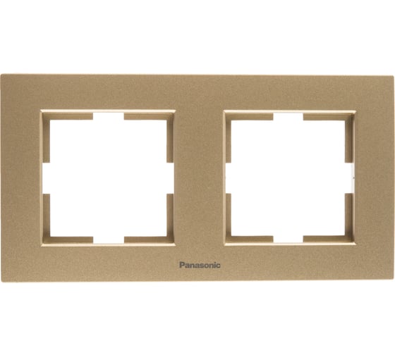 Рамка Panasonic Karre Plus 54791 2м горизонтальная бронза WKTF0802-2BR