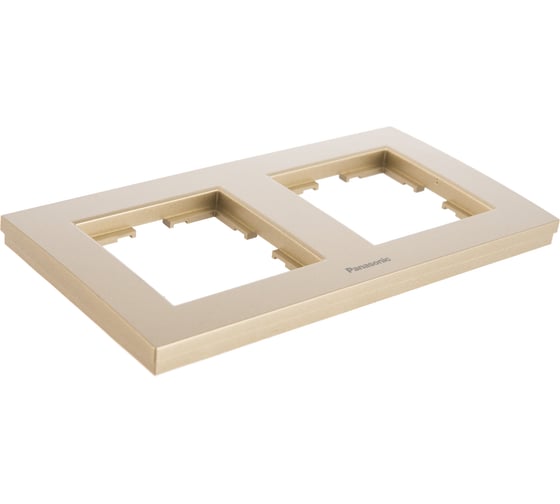 Рамка Panasonic Karre Plus 54791 2м горизонтальная бронза WKTF0802-2BR