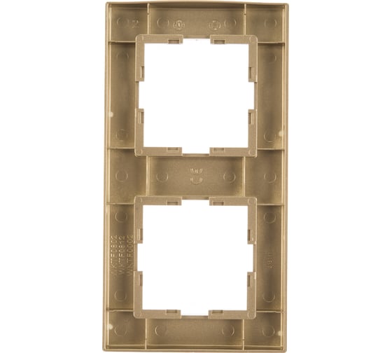 Рамка Panasonic Karre Plus 54791 2м горизонтальная бронза WKTF0802-2BR