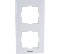 Рамка Panasonic Arkedia 54760 2м вертикальная белая WMTF0812-2WH