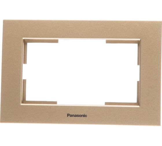 Рамка Panasonic Karre Plus для 2-й розетки бронза 54786 WKTF0809-2BR 1