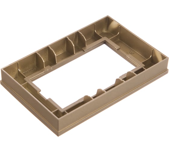 Рамка Panasonic Karre Plus для 2-й розетки бронза 54786 WKTF0809-2BR