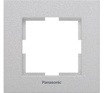 Рамка Panasonic Karre Plus 54812 1м серебро WKTF0801-2SL