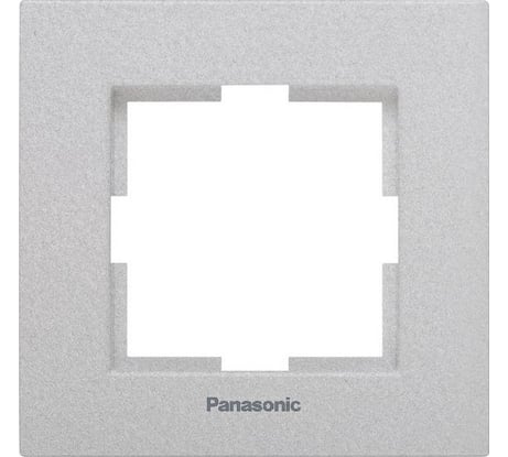 Рамка Panasonic Karre Plus 54812 1м серебро WKTF0801-2SL