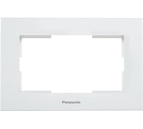 Рамка Panasonic Karre Plus 54827 для 2-й розетки белая WKTF0809-2WH-RES