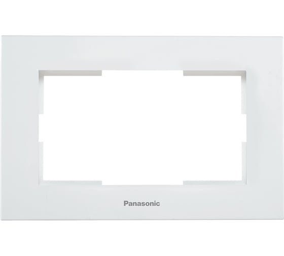 Рамка Panasonic Karre Plus 54827 для 2-й розетки белая WKTF0809-2WH-RES 1