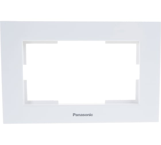 Рамка Panasonic Karre Plus 54827 для 2-й розетки белая WKTF0809-2WH-RES