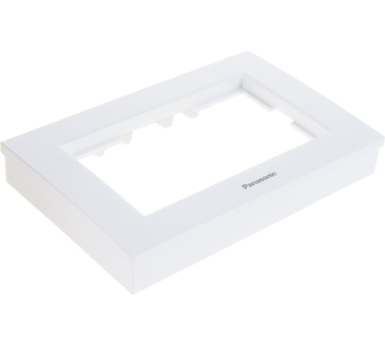 Рамка Panasonic Karre Plus 54827 для 2-й розетки белая WKTF0809-2WH-RES