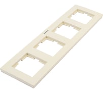 Рамка Panasonic Karre Plus 54819 4м горизонтальная крем WKTF0804-2BG