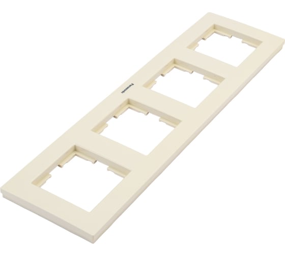 Рамка Panasonic Karre Plus 54819 4м горизонтальная крем WKTF0804-2BG 1