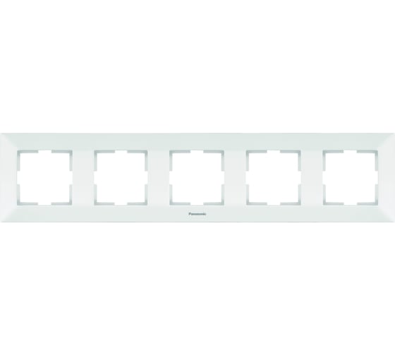 Рамка Panasonic Arkedia 54762 5м горизонтальная белая WMTF0805-2WH-RES