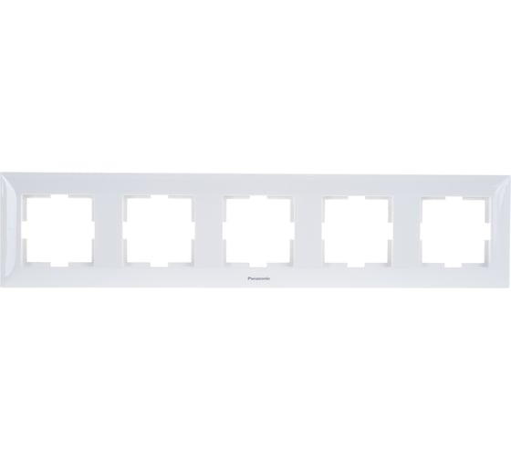 Рамка Panasonic Arkedia 54762 5м горизонтальная белая WMTF0805-2WH-RES