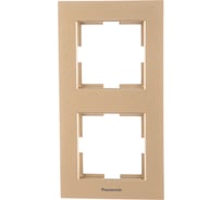 Рамка Panasonic Karre Plus 54785 2м вертикальная бронза WKTF0812-2BR-RES