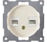 Двойная компьютерная розетка OneKeyElectro RJ45 категория 5e, цвет бежевый 1E20901301 2172795 1
