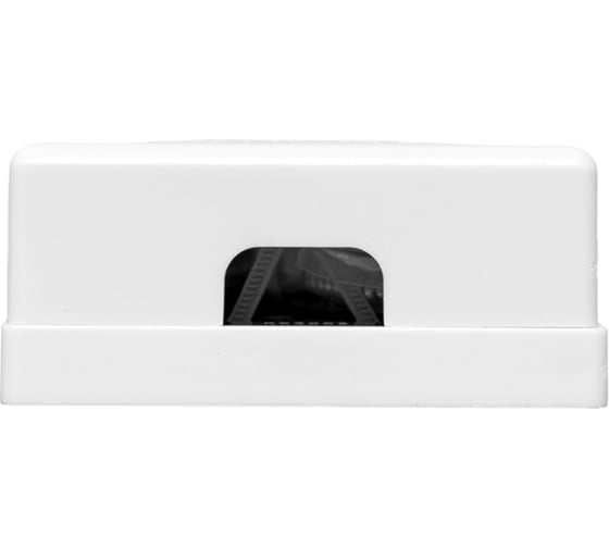 Розетка настенная неэкранированная rj-45 EKF teracom cat.5e, 2 порта dual idc белая TRC-WBOX-2RJ45-5EUTP-WH