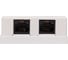 Розетка настенная неэкранированная rj-45 EKF teracom pro cat.6, 2 порта dual idc белая TRP-WBOX-2RJ45-6UTP-WH 7