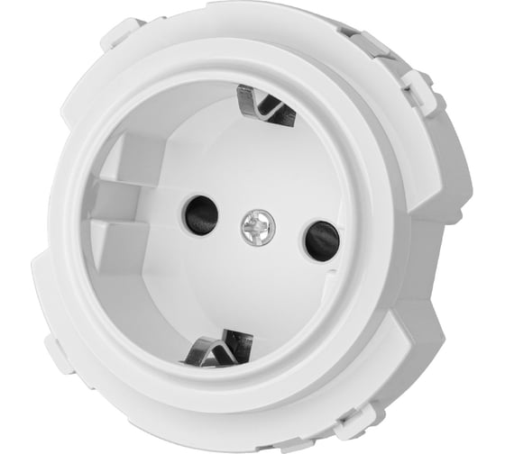 Розетка TDM ELECTRIC 2п+з 16а 250в с защитными шторками белая, "байкал" SQ1819-0007 1