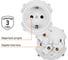 Розетка TDM ELECTRIC 2п+з 16а 250в с защитными шторками белая, "байкал" SQ1819-0007 3