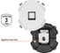 Компьютерная розетка TDM ELECTRIC rj45, белая, "байкал" SQ1819-0014 3