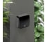 1-клавишный выключатель открытой установки STEKKER с индикатором, 250в, 10а, ip20, серия софия, черный матовый, msw10-11-20-05, 49473 8