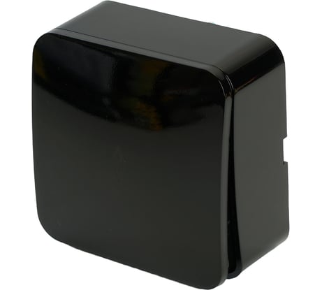 1-клавишный переключатель открытой установки STEKKER 250в, 10а, ip20, серия софия, черный, msw10-12-02 49387