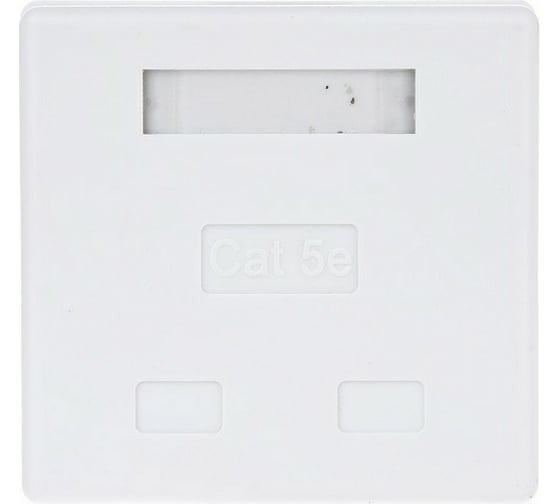 Внешняя двойная розетка TV-COM RJ-45 /UTP/ категирии 5E,STV-2RJ45U