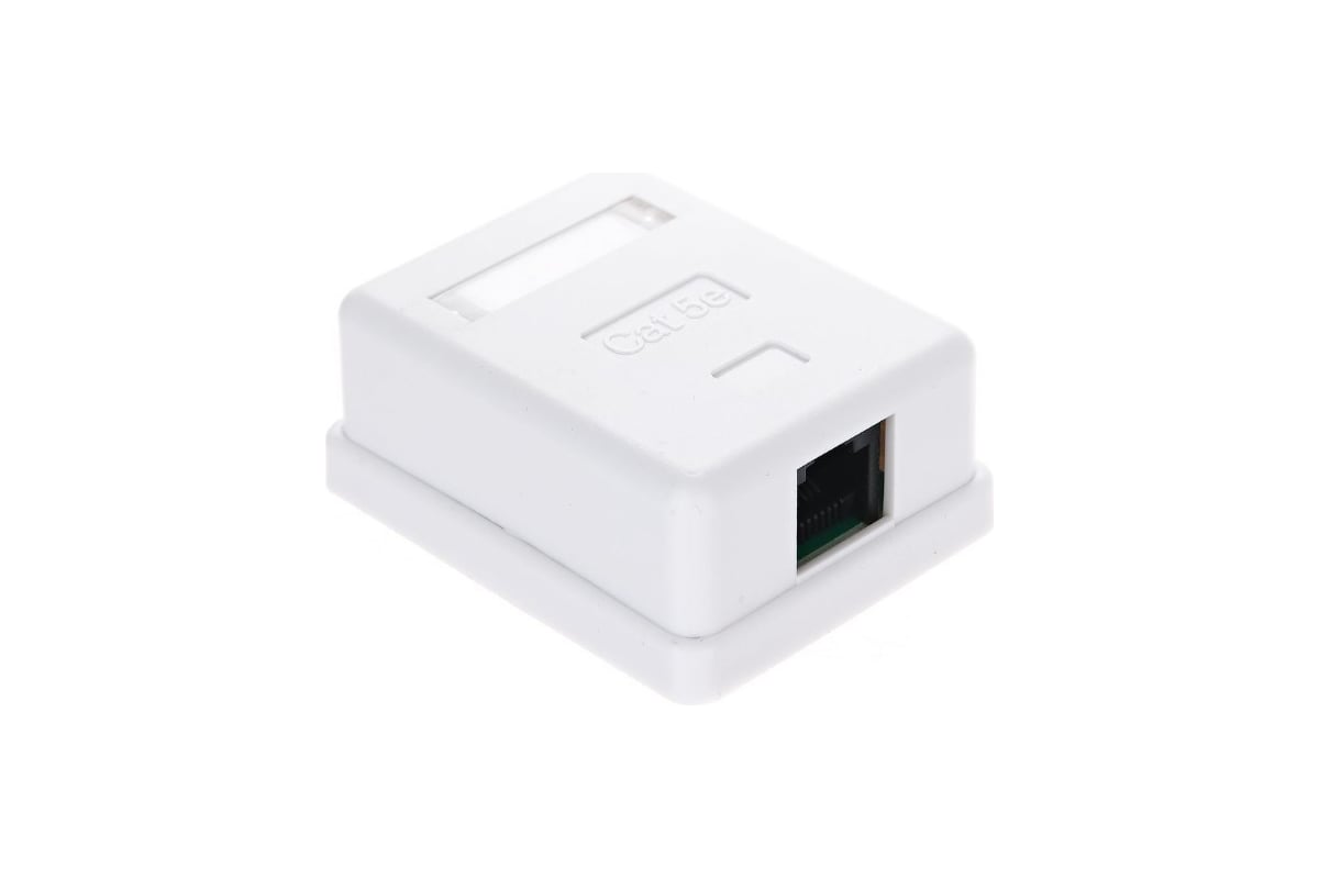 Внешняя розетка TV-COM RJ-45 /UTP/ категирии 5E STV-1RJ45U - выгодная ...