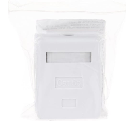 Внешняя розетка TV-COM RJ-45 /UTP/ категирии 5E STV-1RJ45U