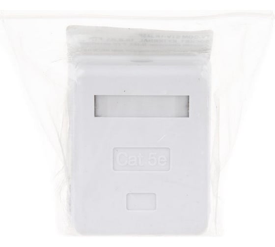 Внешняя экранированная розетка TV-COM RJ-45 /FTP/ категории 5E, STV-1RJ45F