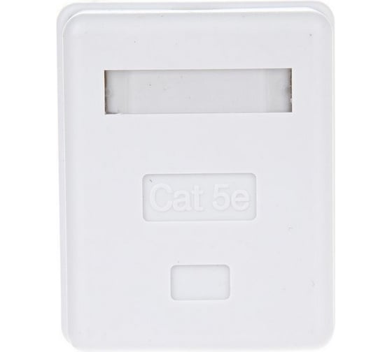 Внешняя экранированная розетка TV-COM RJ-45 /FTP/ категории 5E, STV-1RJ45F
