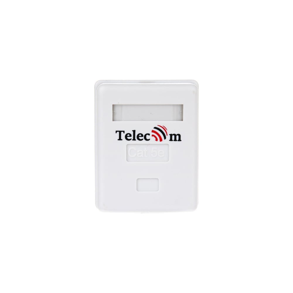 Внешняя розетка Telecom RJ-45 /UTP/ 5E категория TC-SB-1-8P8C-C5E-WH ...